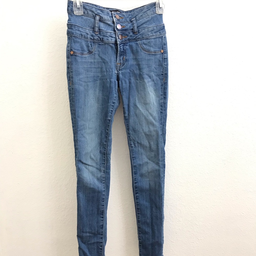 Refuge High Waist Super Skinny Jeans